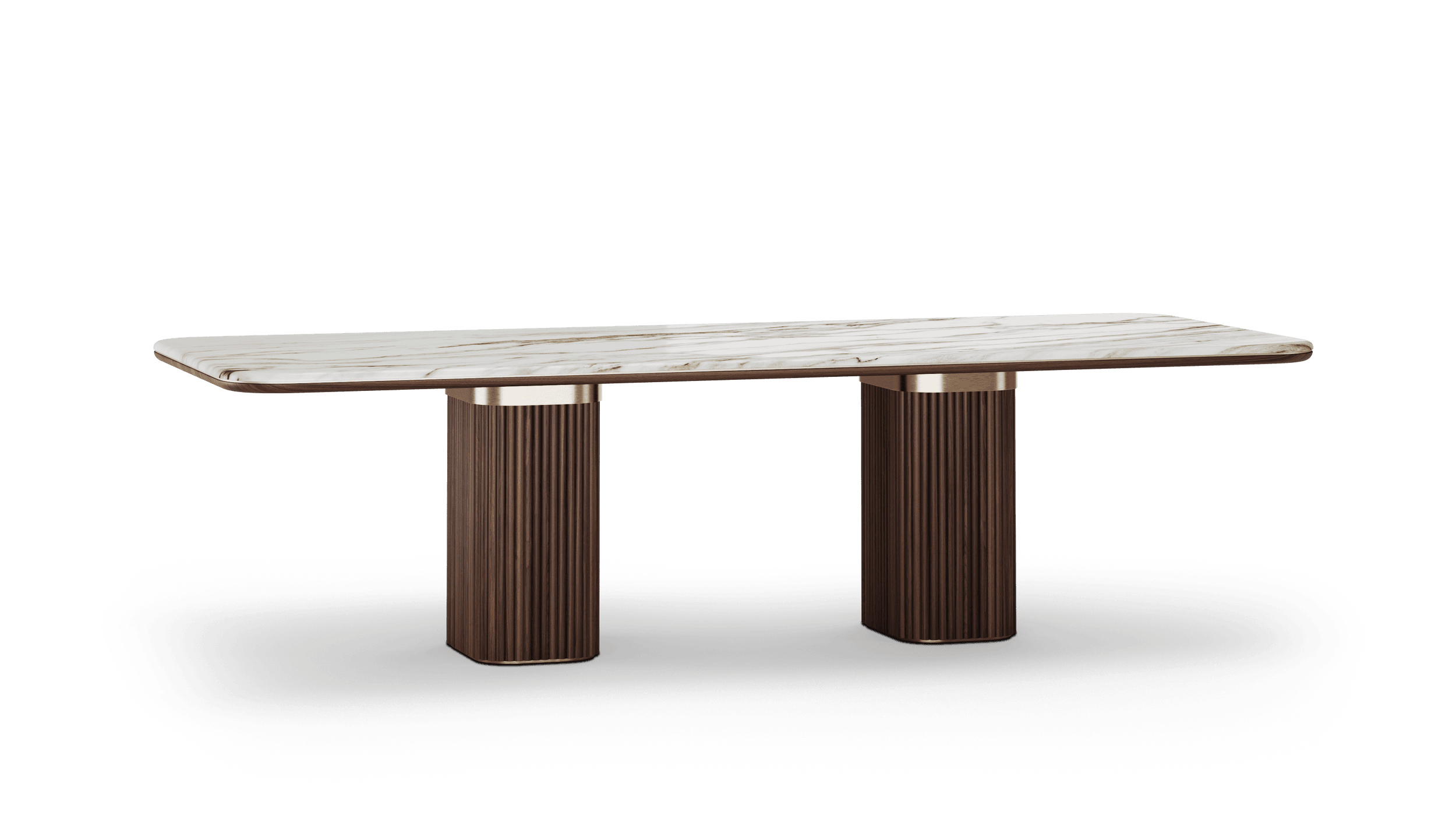 elegant-midcentury-luxury-furniture-dining-table-doran-walnut-base-marble-top-brushed-brass-details