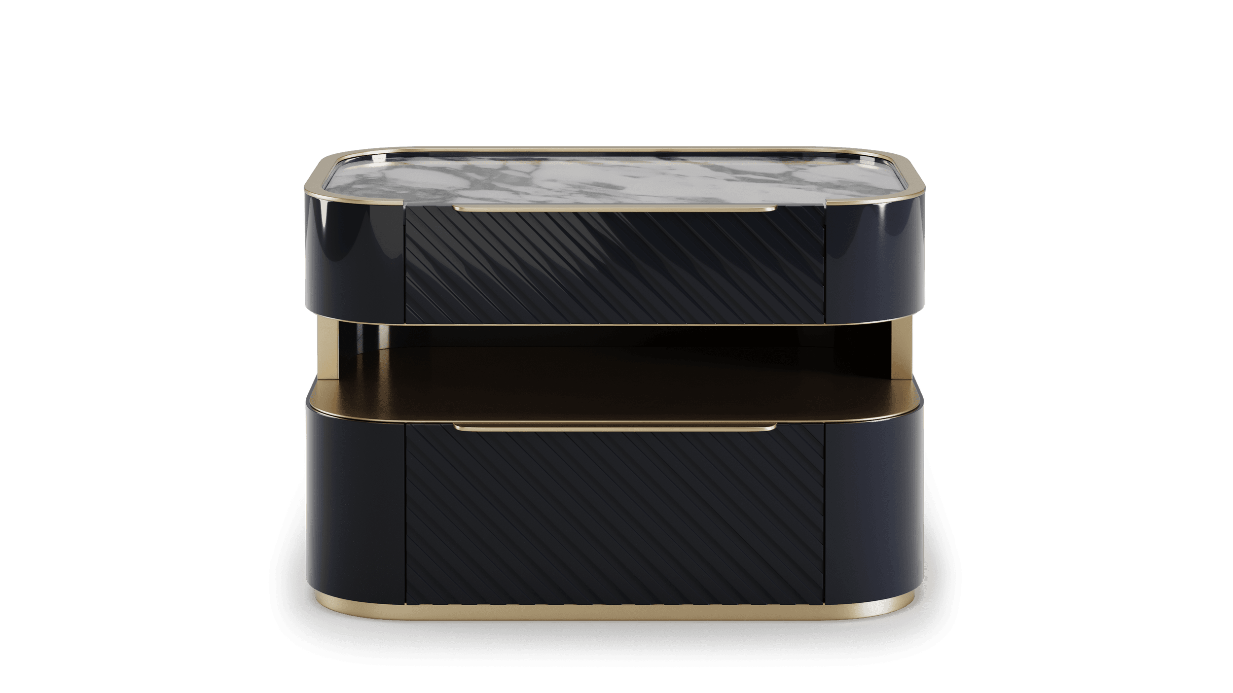 Velara Bedside Table — elevation